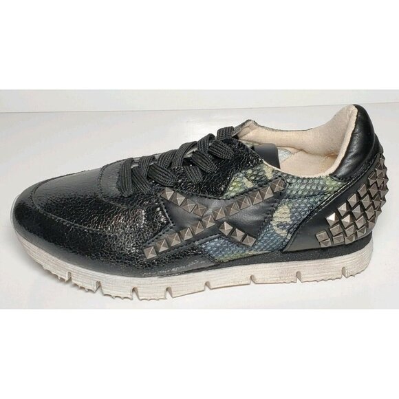 PRIMADONNA COLLECTION WOMEN'S green CAMO SNEAKERS SIZE EURO 36 NEW / BOX - Picture 2 of 12